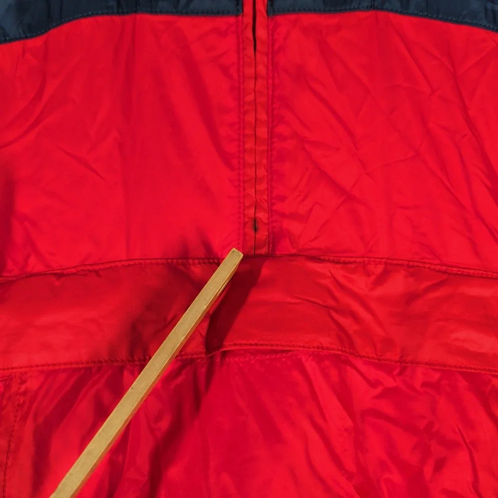 The North Face Jacket Mens Small Red Windwall Pullover Anorak Windbreaker